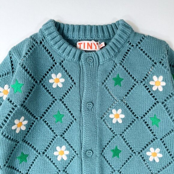 Tiny Cottons – Knitted Cardigan & Pants Set (Size 9–12 months) - Picture 2 of 3